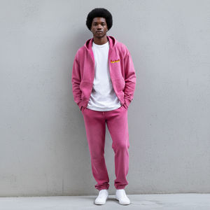 Ensemble 2 pièces personnalisé en molleton 100 % coton imprimé, coupe régulière, poids moyen, pour homme, idéal pour l'hiver et les tenues décontractées (hoodie et pantalon de survêtement) - Product Image 4