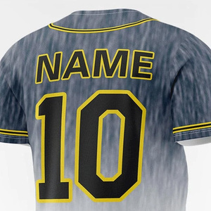 Camisetas de béisbol personalizadas de la mejor calidad con impresión por sublimación para hombre. Diseña tus propias camisetas de béisbol personalizadas para venta en línea. - Product Image 5