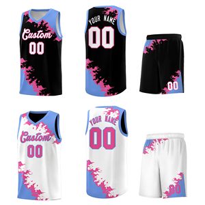 Camiseta de Baloncesto Personalizada, Transpirable, sin Mangas, para Verano, 100% Poliéster, Impresión por Transferencia de Calor, Antibacteriana, Protección UV, Tallas Grandes - Product Image 1