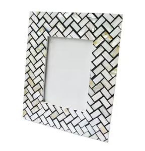 Cadre photo moderne en fer forgé MOP de haute qualité, créatif, durable, personnalisable, accessoires de décoration intérieure, fait main, prix avantageux - Product Image 4