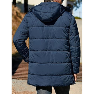 Nouvelle veste d'hiver matelassée pour homme, design personnalisé, style Power Puffy, long manteau matelassé - Product Image 3