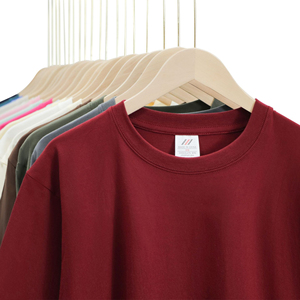 Men's Solid Color Cotton T-Shirt Casual Breathable Knitted Plain Dyed Round Neck Short <b>Sleeve</b> - Product Image 4