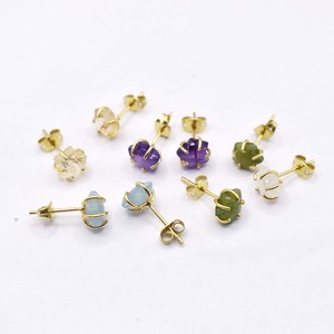 8mm Amethyst Star Shape Prong Set <b>Stud</b> Earrings Natural Gemstone Fashion Jewelry for Women Girls - Product Image 3