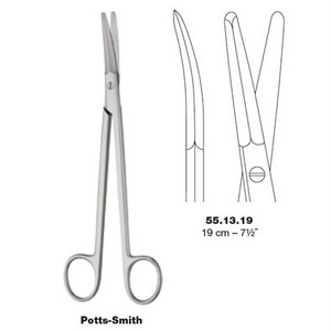 JOSEPH กรรไกรผ่าตัดเสริมจมูกแบบโค้งทำจากสเตนเลสเครื่องมือทางการแพทย์ - Product Image 5