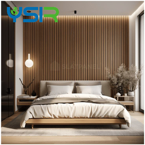 Revestimiento de Madera Linyi Yansen, Tablero de Revestimiento Acanalado de Material Compuesto Plástico para Interiores, <span class=keywords><strong>Panel</strong></span> de Pared Decorativo de Madera Compuesta 3D WPC - Product Image 2