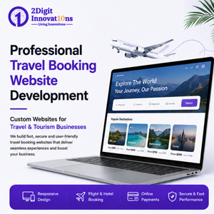 Services professionnels de développement d'applications et de sites web pour le tourisme et les voyages par 2digitinnovations, basés à Delhi, pour Android et iOS - Product Image 1