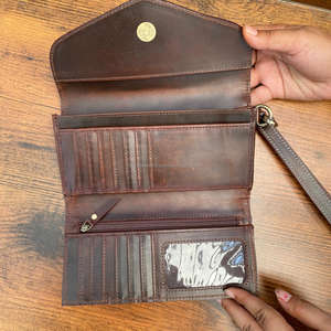 Cartera de mano de cuero para mujer, tarjetero de alta calidad, tarjetero de cuero genuino, novedad de 2025 - Product Image 6