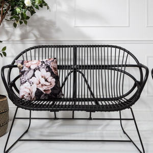 ชุดโซฟาหวายสานแบบเรียบง่ายทันสมัยสองที่นั่งสำหรับสวนกลางแจ้งผลิตใหม่จากอินโดนีเซียโดยตรง - Product Image 3