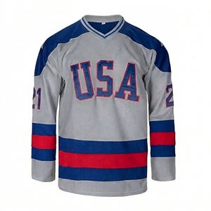 Uniformes de Hockey sobre Hielo de Alta Calidad, Último Diseño, Técnica de Bordado, 100% Poliéster, Personalizables, Secado Rápido - Product Image 5