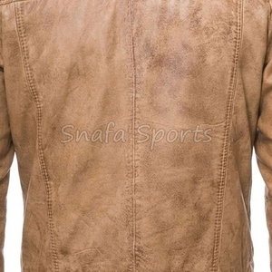 New Breathable Latest Design Men Fashionable Jacket 2026 High Quality Male Best Design Personalized Leather Jackets - Product Image 5