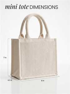 Sac fourre-tout rectangulaire en toile brodée à la main avec motif de poisson en bleu sarcelle et or, artisanat, point de croix et broderie - Product Image 3