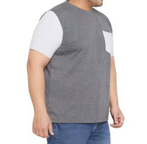 T-shirts 100 % coton bio pour hommes, légers, 250 GSM, avec logo personnalisé, impression de qualité et col rond. - Product Image 3