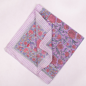 Bandana de poche en coton floral de luxe style western, fait main, respirant et durable, unisexe, bohème chic, Craftjaipur, quatre couleurs - Product Image 5
