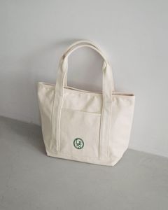 Best Price Cotton Canvas Tote Bag Reusable Fabric Shoulder Pouch Eco Friendly Shopping <b>Handbag</b> Travel <b>Storage</b> School Carry Case - Product Image 3