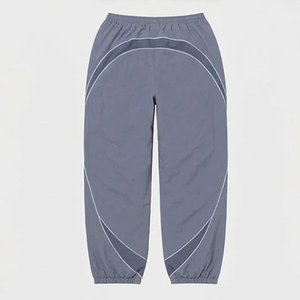 High Demands Custom Logo Gray Men's Lightweight Nylon <b>Wind</b> <b>Breaker</b> Trousers Sets For Summer Outwear Men Sets Highstreet Jackets - Product Image 6