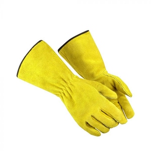 Gants de sécurité en cuir de vachette de qualité supérieure, à usage général, résistants, durables, pour le soudage - Product Image 4