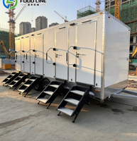 Toilettes mobiles portables d'extérieur pour chantiers de construction Toilettes sanitaires mobiles
