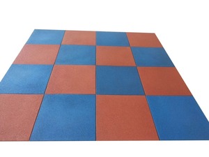 Baldosas de Caucho Reciclado Antideslizantes para Gimnasio, Modernas, para Exteriores, 1m X 1m - Product Image 2