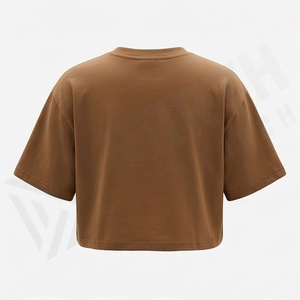 Camiseta Deportiva Corta de Algodón para Mujer, Estilo Casual, Lisa, para Gimnasio, Yoga, Verano, Manga Corta, Talla Grande, Ropa Deportiva - Product Image 2