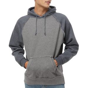 À la mode couleur bloc blanc doux coton broderie Logo unisexe pull sweat hommes sweats à capuche 2025 - Product Image 2