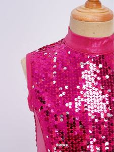 Robes de danse de salon pour filles de 6 à 16 ans, tenues de danse liturgique et de louange, tunique avec pantalon pour spectacle sur scène - Product Image 3