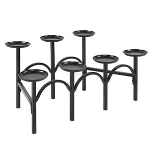 Candélabre de table en fer forgé Utilisation de qualité supérieure Maison Hôtel Restaurant Et Bureau Mariages Décor Dernier Design Unique Meilleur - Product Image 2