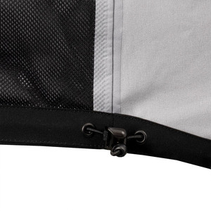 Veste imperméable à capuche longue pour professionnels, multi-poches, en tissu hardshell - Product Image 6