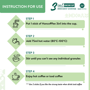 HANCOFFEE Café Instantáneo Vietnamita 3 en 1 al por Mayor, 13% Café Secado por Atomización + Leche + Azúcar, OEM ODM - Soporte para Marca Privada - Product Image 6