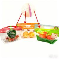 Sac d'emballage en plastique perforé, anti-humidité, anti-buée, respirant et refermable RDY pour fruits et bananes
