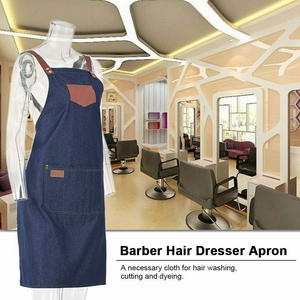 Professional Barber Salon Use <b>Aprons</b> Water Resistance Fabric Unisex Barber <b>Aprons</b> Adjustable Straps Multi Pockets Barber <b>Aprons</b> - Product Image 4