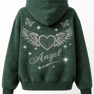 Sudadera con Gráficos de Pedrería Personalizada para Mujer, Pedidos al por Mayor - Fabricante de Sudaderas Personalizadas al por Mayor - Product Image 2