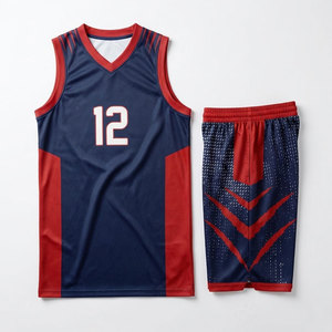 Basketball Team Uniform Custom Made Jersey Shorts Set Production - Product Image 1