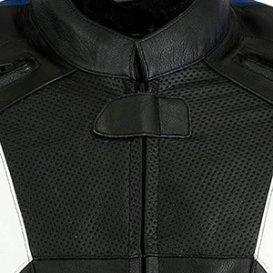 Chaqueta de Motocicleta de Cuero de Seguridad Personalizada Unisex, Blindada, Resistente al Viento, Ignífuga, Transpirable, Estilo Racing, para Invierno - Product Image 3