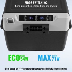 Portatile doppia zona 58 L auto frigorifero congelatore compressore per uso domestico e auto - Product Image 5