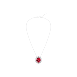 Collar de Plata 925 con Diamantes de Laboratorio para Mujer, Certificado IGI, RJC, ODM, OEM, Fabricante Ético, Venta al Por Mayor NK706717 - Product Image 4