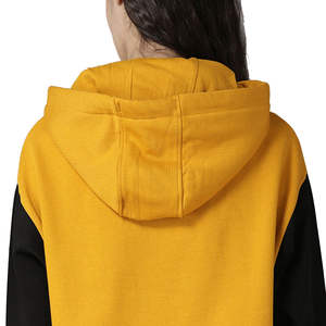 Sudadera con capucha de manga larga personalizada en color, suelta, con cuello redondo, para mujer. - Product Image 5