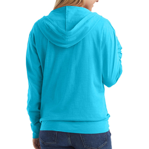 Hoodie d'hiver pour femme, haut de gamme, entièrement zippé, avec logo frontal, en polaire douce, respirant et écologique, design personnalisé - Product Image 2