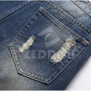Nouveaux shorts déchirés à étiquette privée pour adultes, personnalisez votre propre logo sur les shorts déchirés - Product Image 3