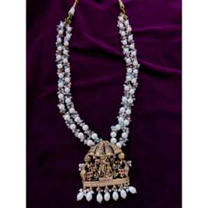 สร้อยคอ nakshi เงิน92.5สำหรับผู้หญิงสไตล์ลูกปัดดี - Product Image 1