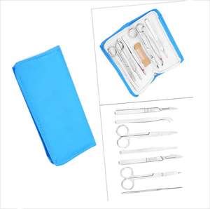 Nouveauté 2023 : Kit chirurgical en acier inoxydable 11 pièces – Couteau à scalpel, ciseaux, pinces et outils manuels certifiés CE - Product Image 5