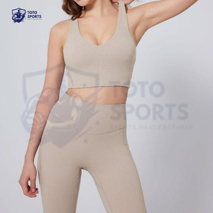 Reasonable Price High Quality Breathable Lightweight Supplier Comfortable Performance Best Supplier Fitness Wear Women Yoga Set - Product Image 3