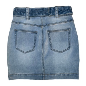 Jupes pour femmes, jupe midi élégante en forme de A, tissu léger en mélange de coton, coupe confortable pour le printemps, l'été, l'automne, décontractée - Product Image 2