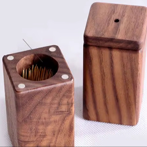 Custom Wooden Toothpick Holder For Dining Table Kitchen Restaurant Hotel And Promotional Gift Packaging Use - Product Image 1