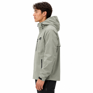 Men's Lightweight <b>Rain</b> <b>Jackets</b> <b>Plus</b> <b>Size</b> Waterproof Solid Color Windproof Outdoor Hooded SportJacket Windbreaker <b>Jacket</b> - Product Image 4