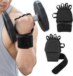 Muñequeras para Levantamiento de Pesas, Guantes de Gimnasio sin Dedos con Soporte para Muñeca, Acolchado en la Palma para Gimnasio, Fitness, Cross Training, Ciclismo - Product Image 1