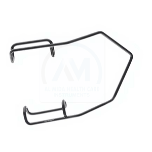 Spéculum ophtalmique professionnel AL MIDA certifié CE Classe II en acier inoxydable, à prise facile pour la chirurgie oculaire - Product Image 3