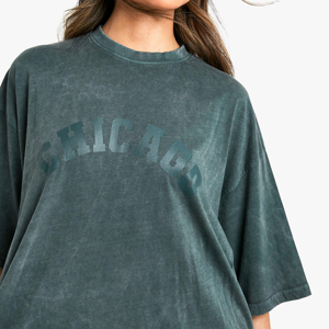 Camisetas de Verano de Alta Calidad con Logotipo Personalizado, Camiseta Informal de Algodón de Manga Corta con Cuello en V para Mujer - Product Image 5