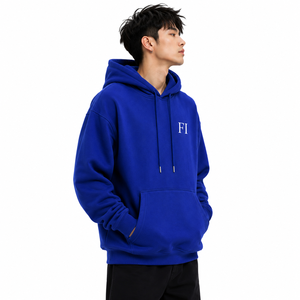 Sweat-shirts à capuche pour hommes OEM, en molleton de coton premium, coupe décontractée, style streetwear, pour l'hiver, personnalisables, vente en gros, direct usine - Product Image 5