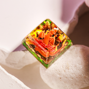 Teclas Artesanales Bosque Místico, Teclas Artesanales Personalizadas, Teclas Anime Lindas, Teclas Verdes, Juego de Teclas, Teclas de Madera - Product Image 5