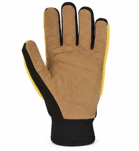 MUBASHAR PRO GRIP INTERNATIONAL Practical <b>Workwear</b> Impact Resistant <b>Gloves</b> Modern Ergonomic Design Nitrile Palm Coating - Product Image 4